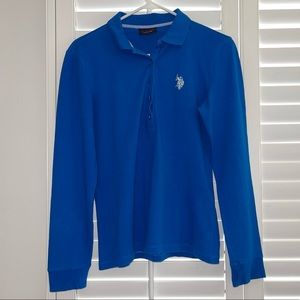 U.S. POLO ASSN. Women’s Long Sleeve Polo Shirt